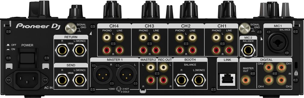 pioneer djm-900NXS2 conexiones
