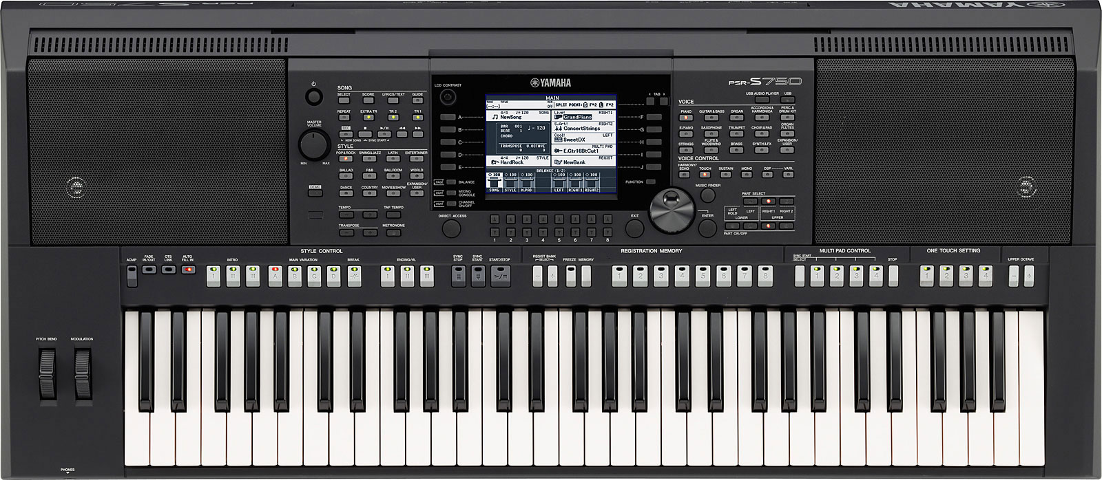 teclado yamaha psr